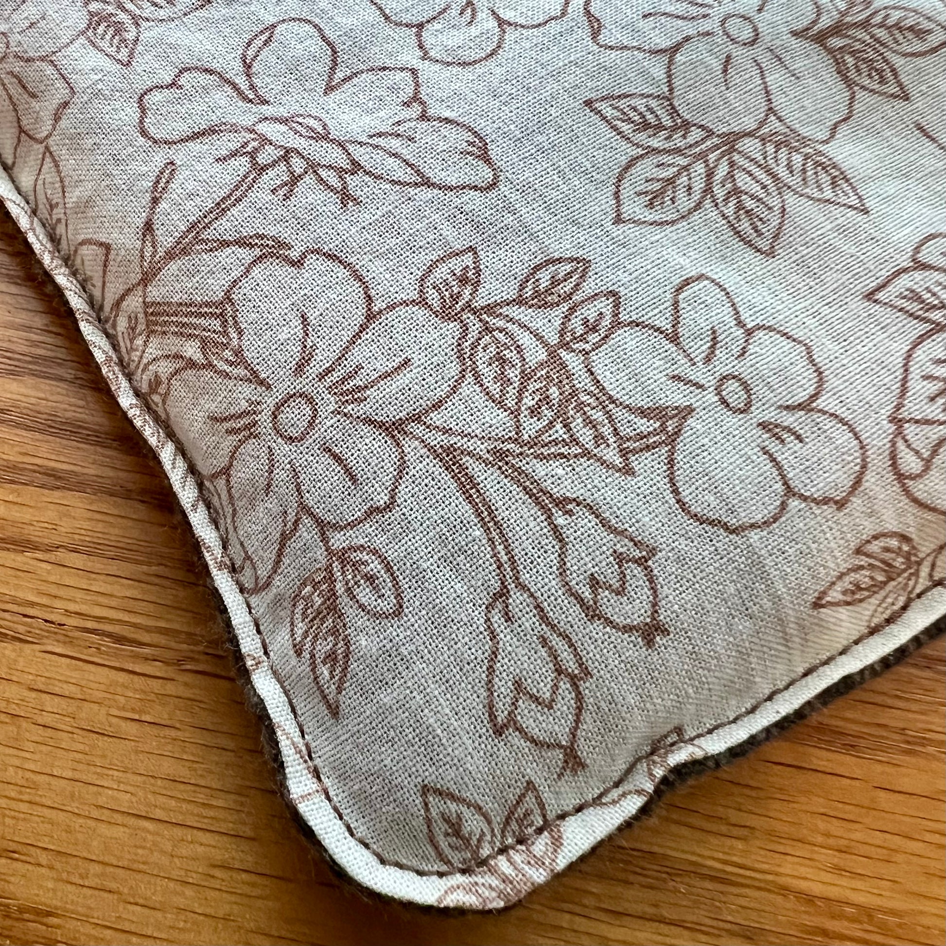 Close-up of Weighted Eye Pillow