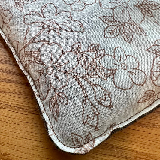 Close-up of Weighted Eye Pillow