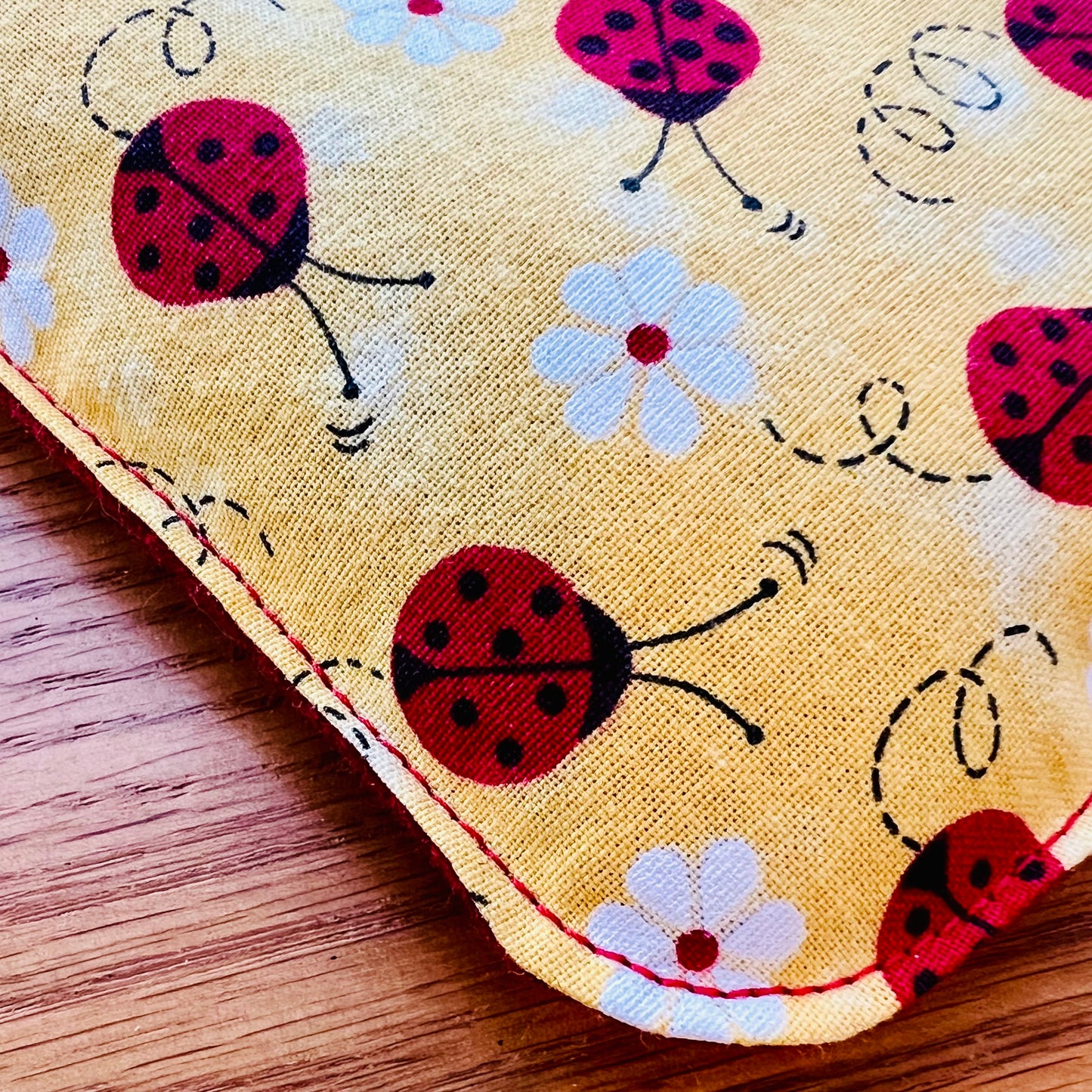 Close-up of Weighted Eye Pillow