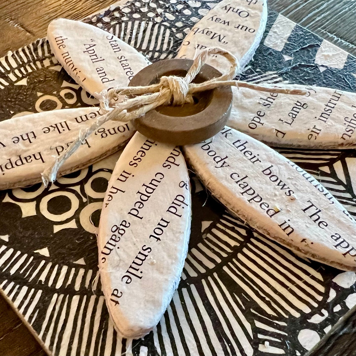 Close-up of Literary Bloom magent.
