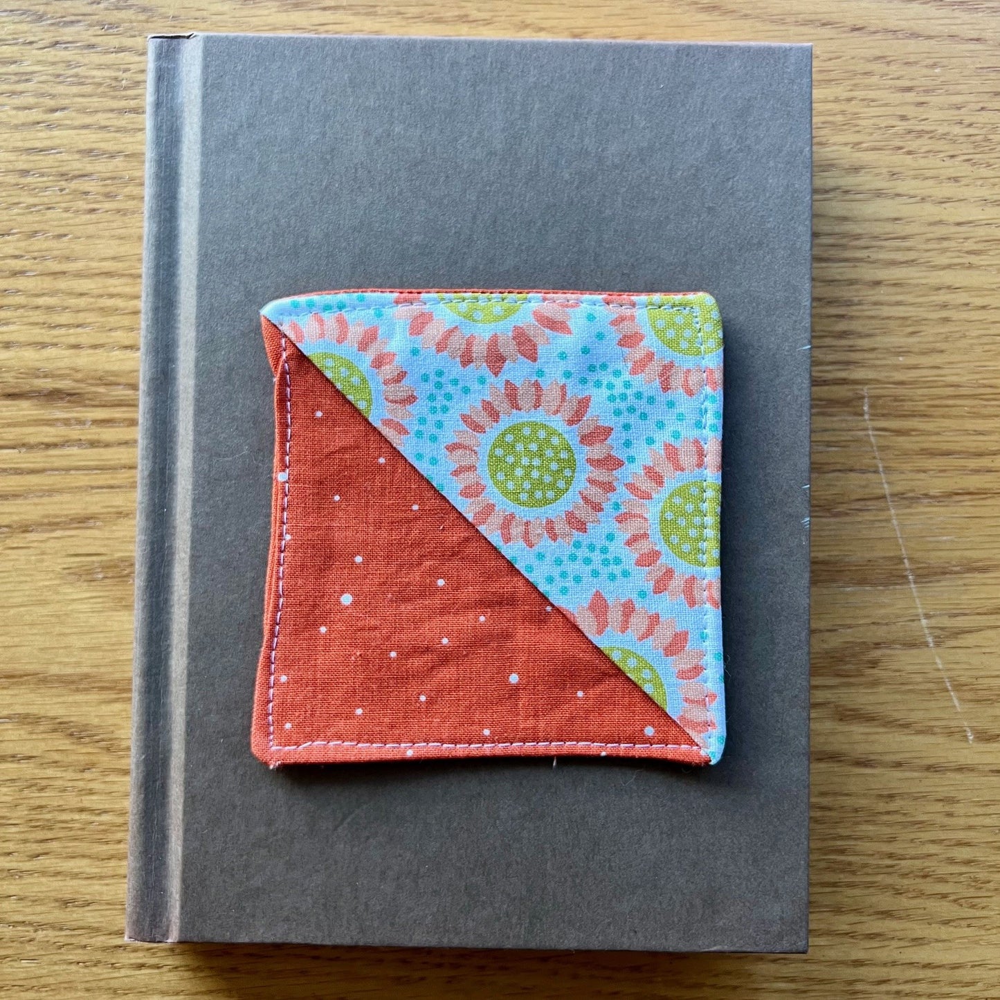 The Eclectic Corner Bookmark | Orange Sunflower